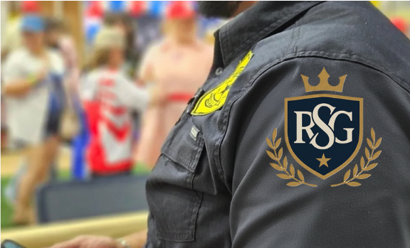 Royal Sentinel officer monitoring event crowd